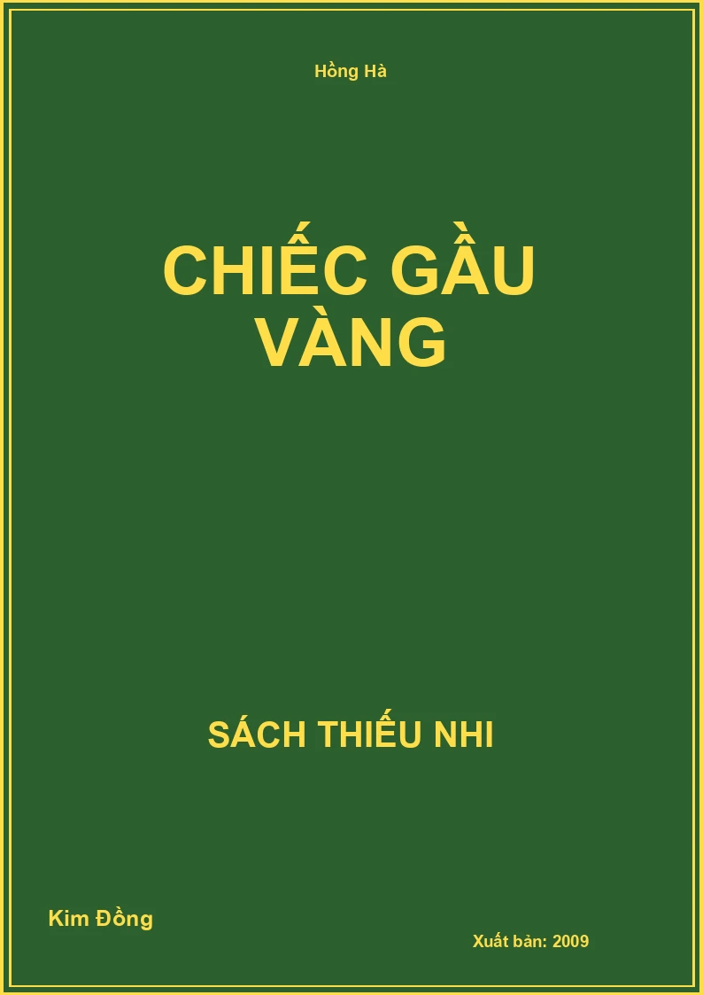 Chiếc gầu vàng