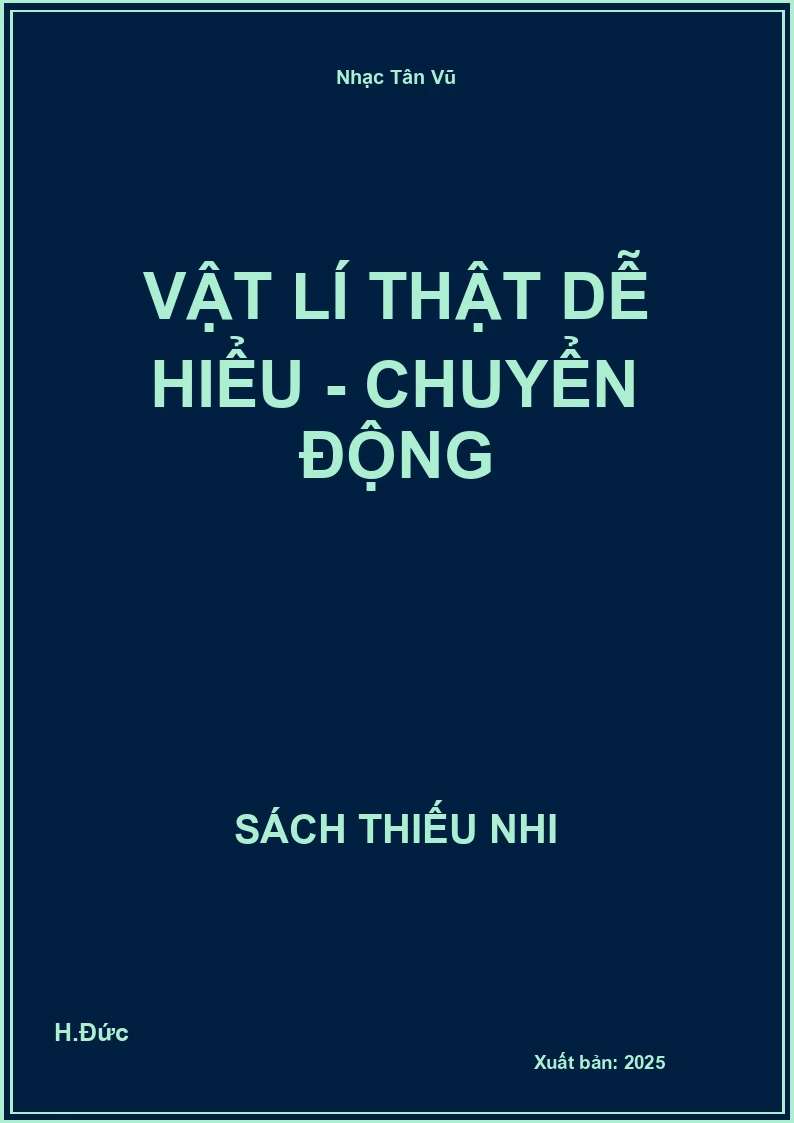 Vật lí thật dễ hiểu - Chuyển động
