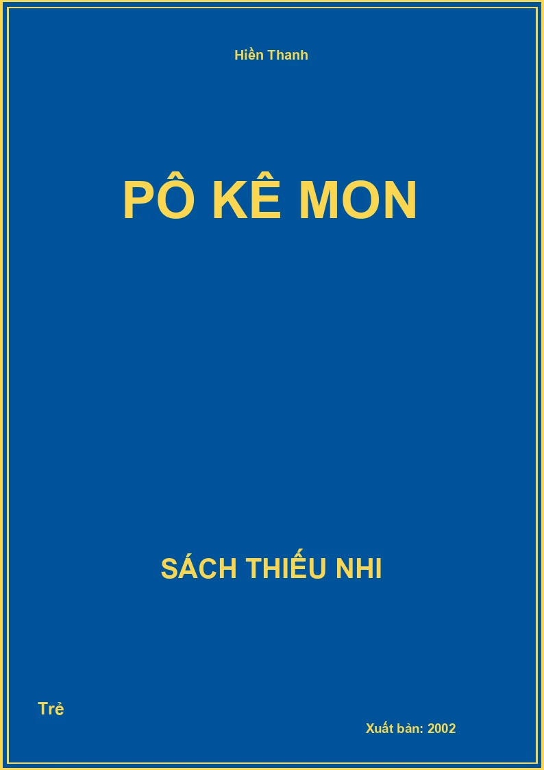 Pô kê mon