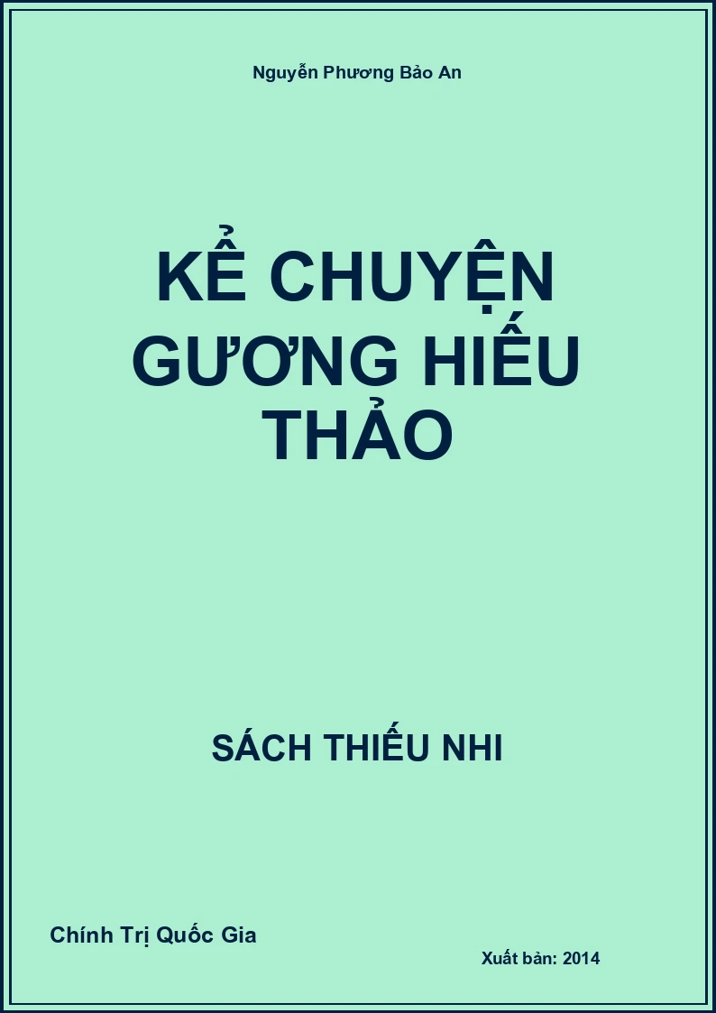 Kể chuyện gương hiếu thảo