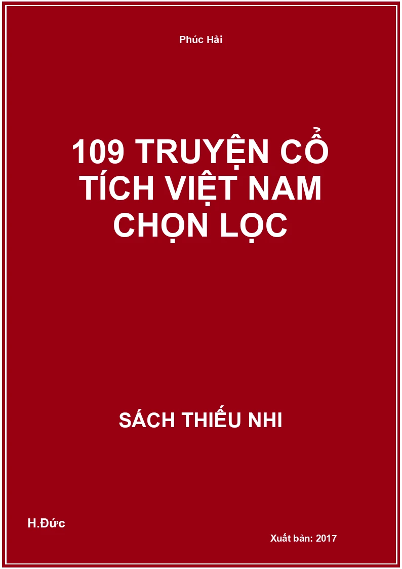 109 truyện cổ tích Việt Nam chọn lọc
