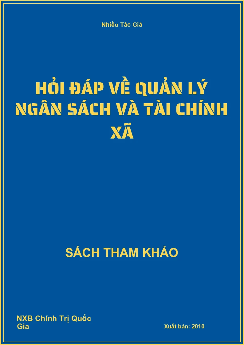 Hỏi đáp về quản lý ngân sách và tài chính xã