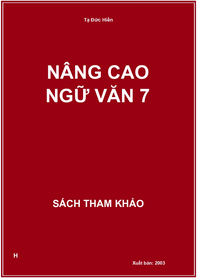 Nâng cao Ngữ Văn 7