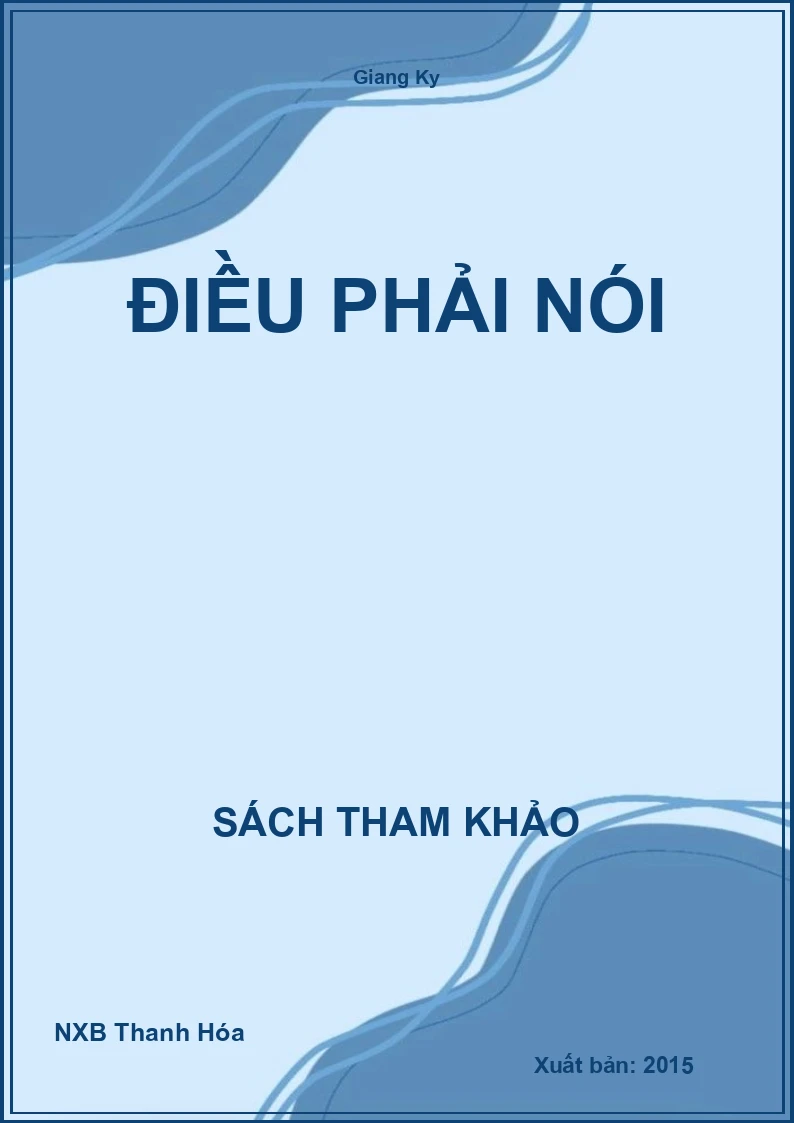 Điều phải nói