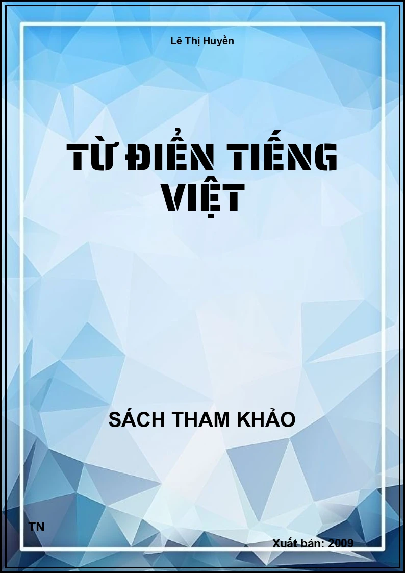 Từ điển tiếng việt