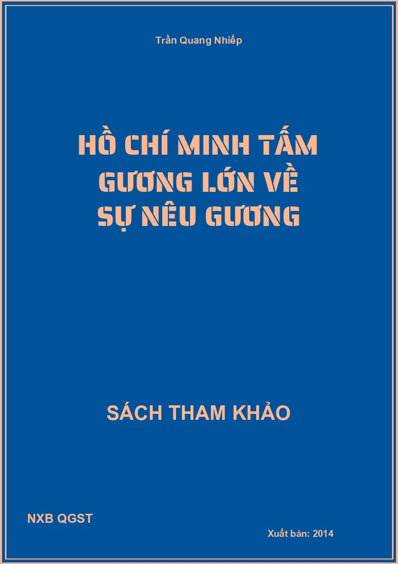 Hồ Chí Minh tấm gương lớn về sự nêu gương