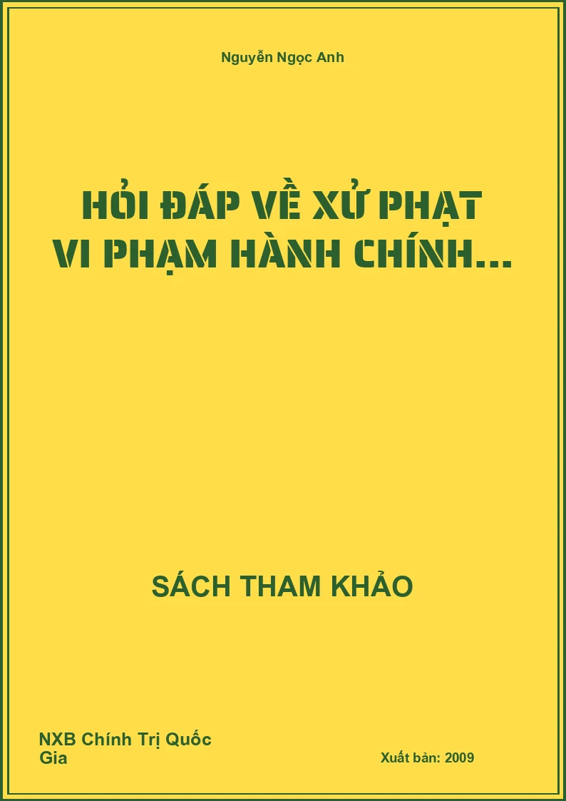 Hỏi đáp về xử phạt vi phạm hành chính...