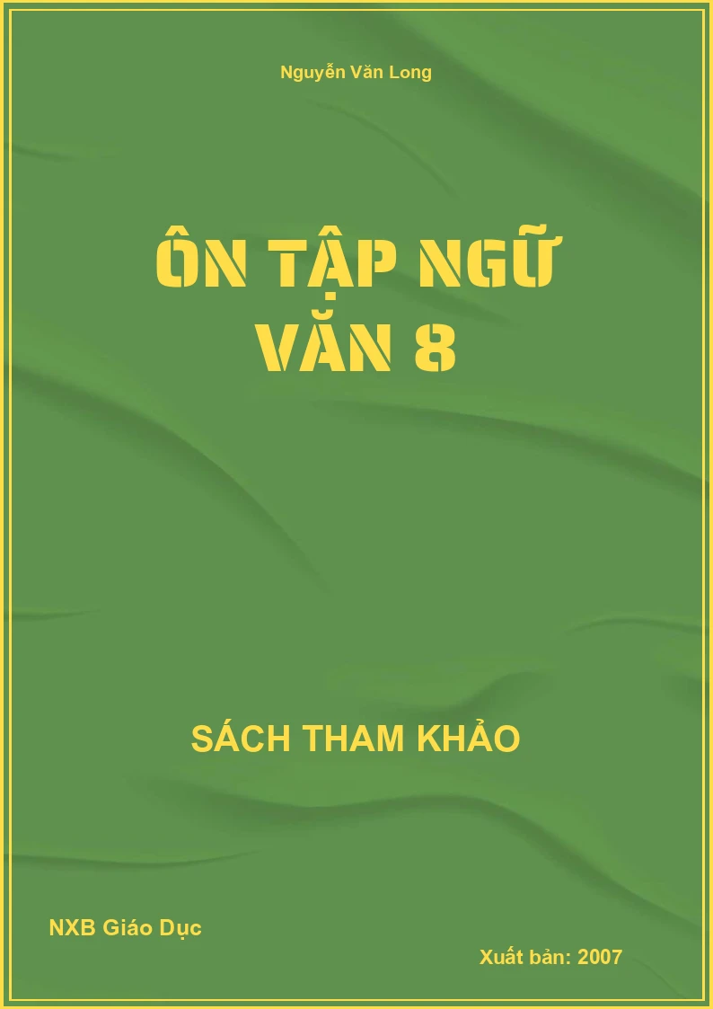 Ôn tập Ngữ Văn 8