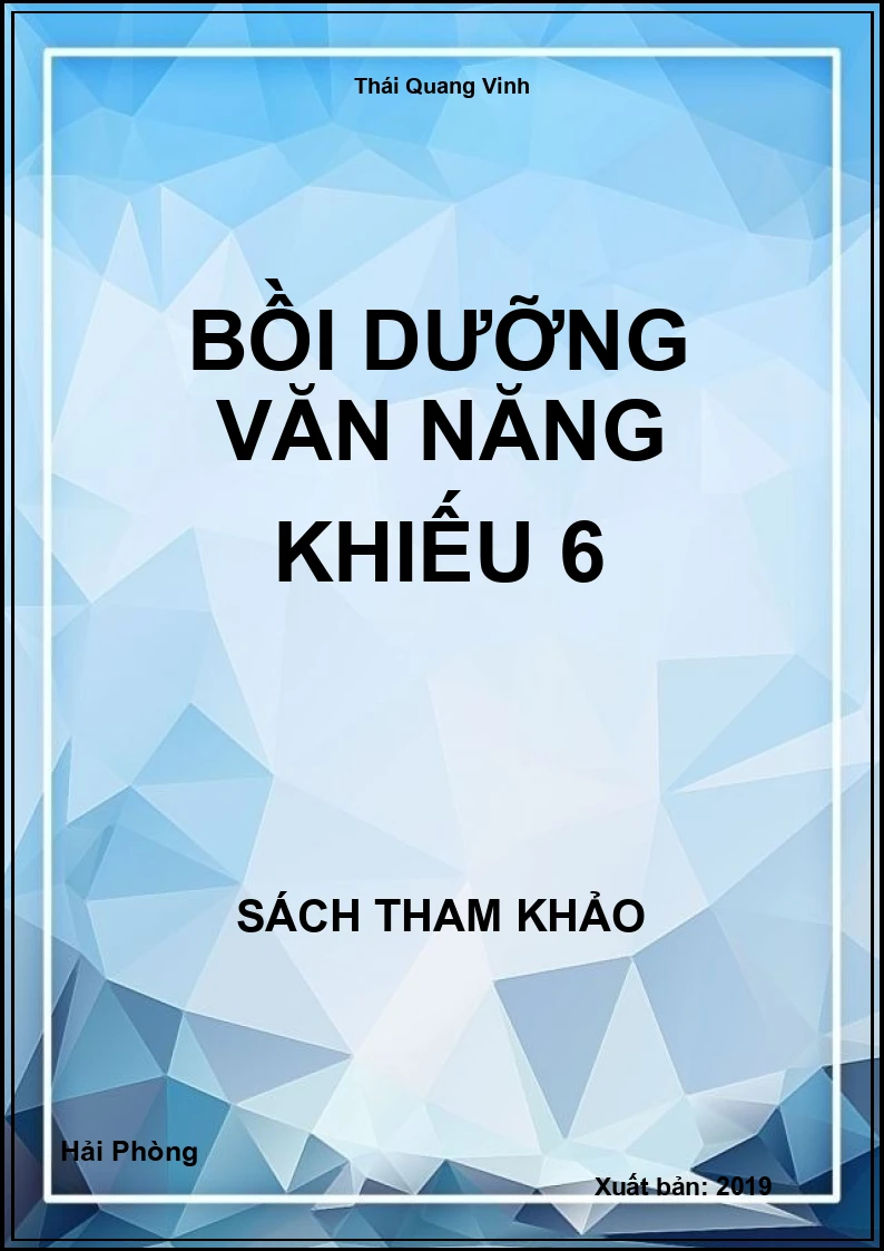 Bồi dưỡng văn năng khiếu 6