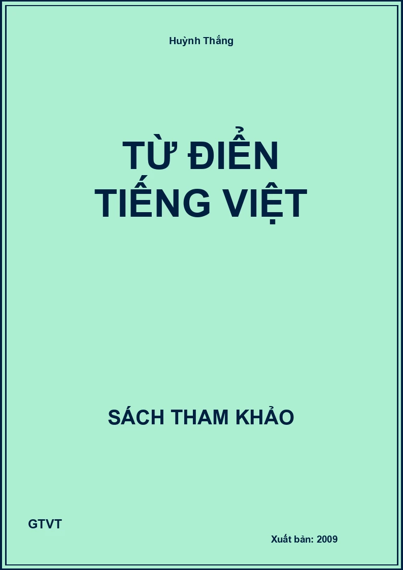 Từ điển tiếng Việt