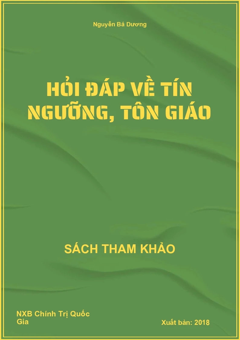 Hỏi đáp về tín ngưỡng, tôn giáo