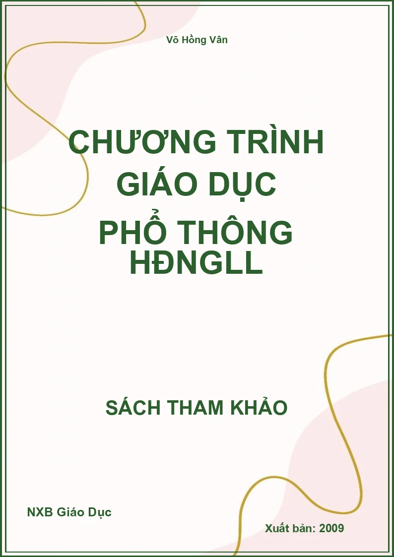 Chương trình giáo dục phổ thông HĐNGLL