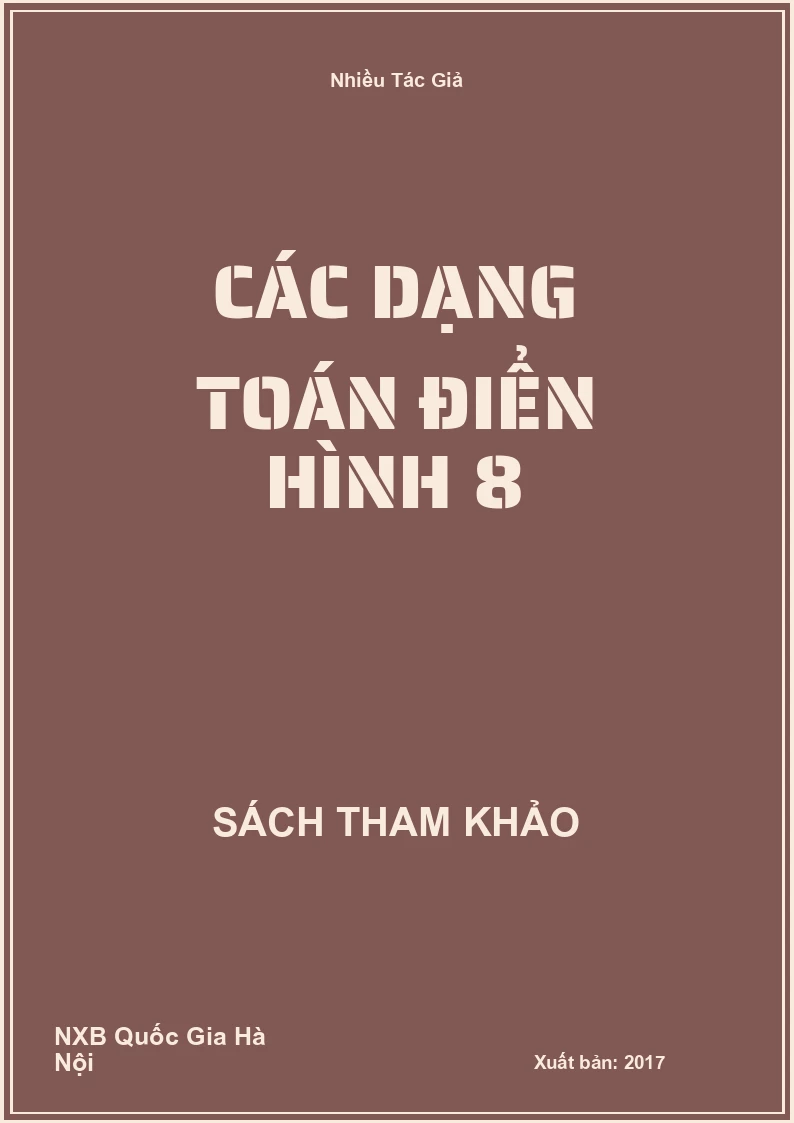 Các dạng Toán điển hình 8