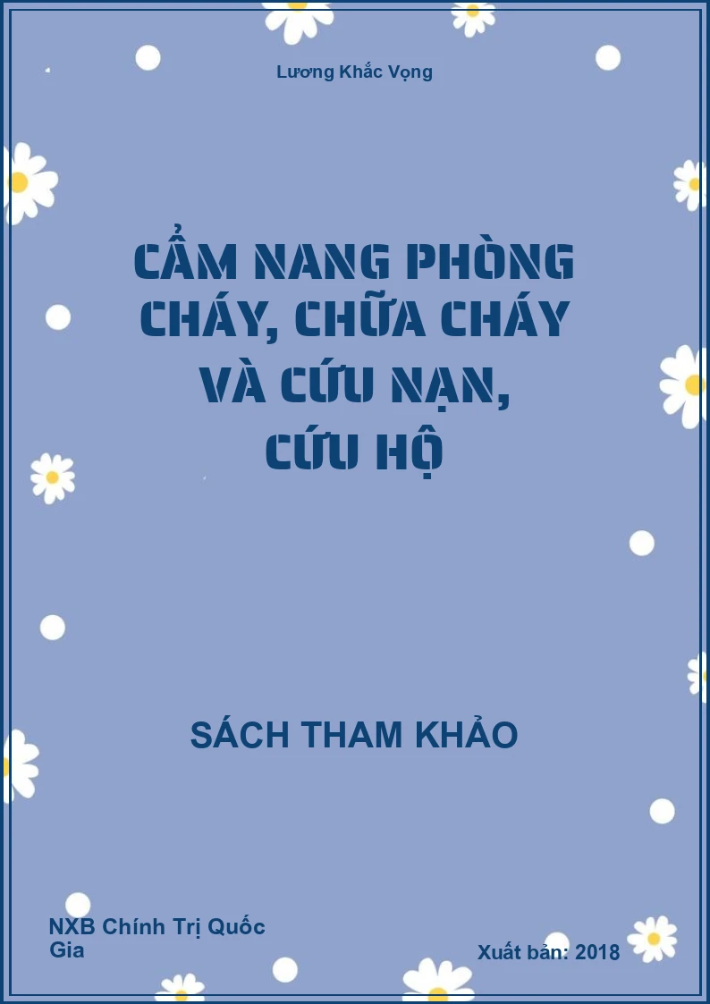 Cẩm nang phòng cháy, chữa cháy và cứu nạn, cứu hộ