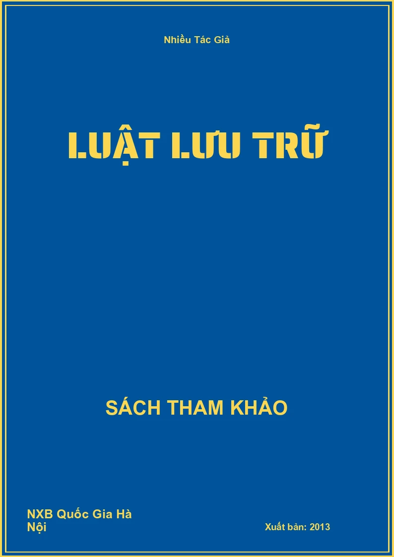 Luật lưu trữ