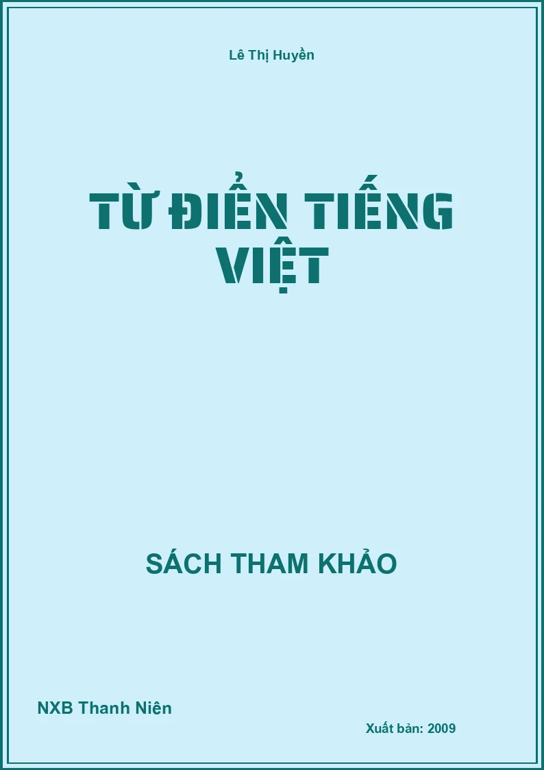 Từ điển tiếng Việt