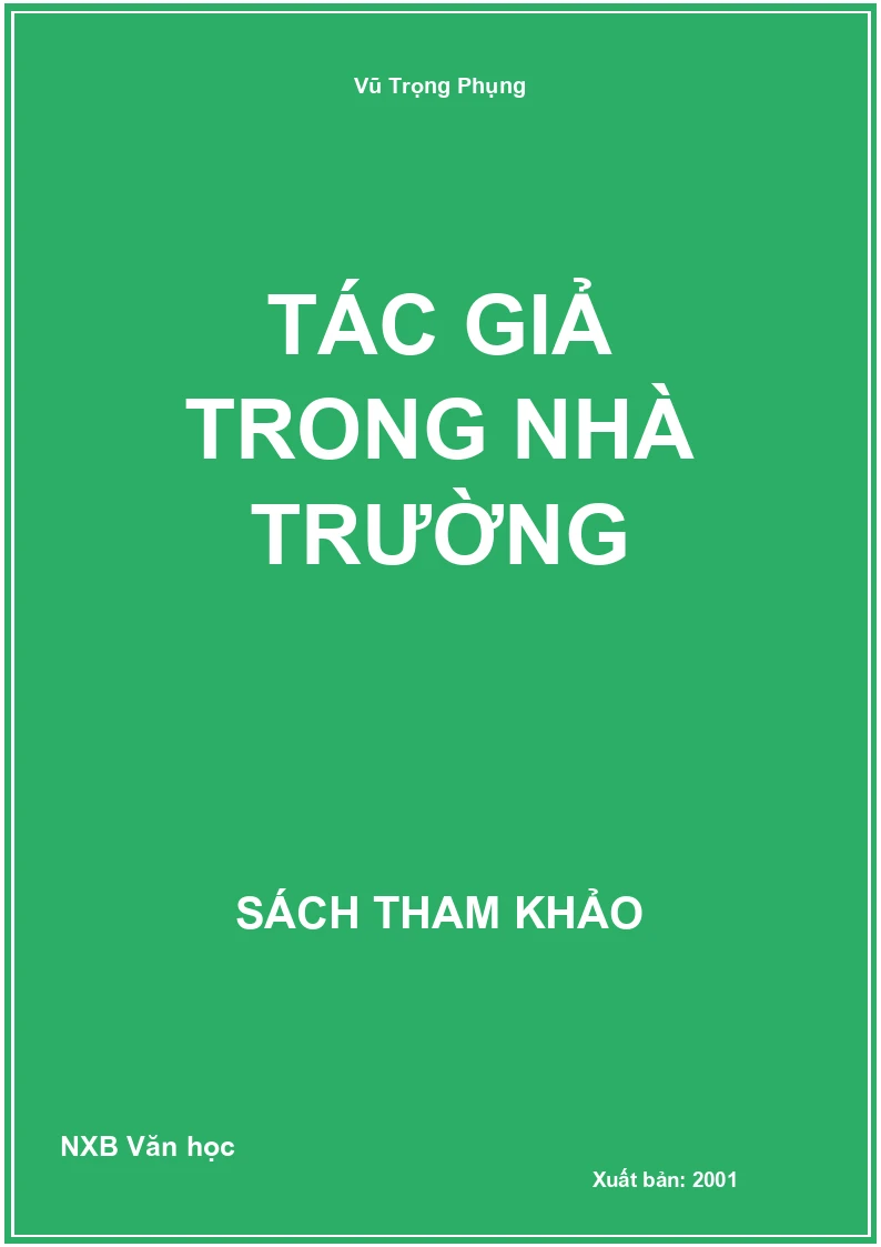 Tác giả trong nhà trường