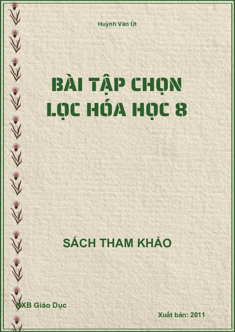 Bài tập chọn lọc Hóa Học 8