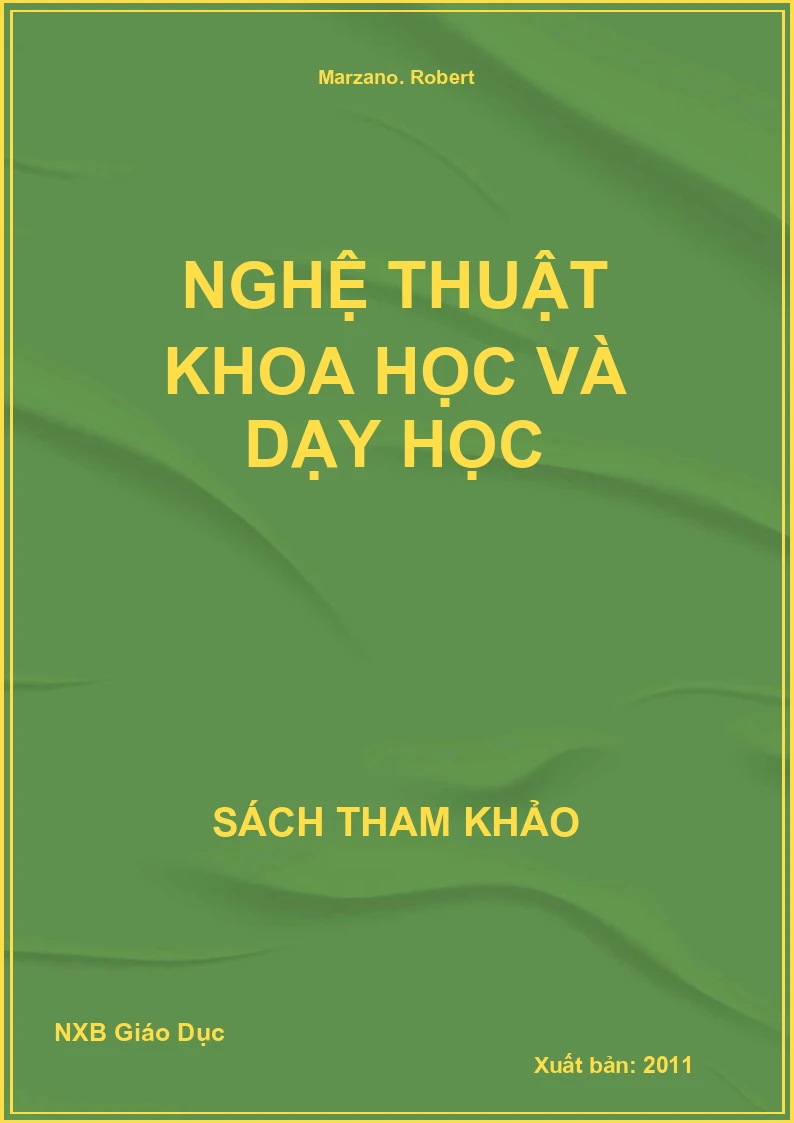 Nghệ thuật khoa học và dạy học