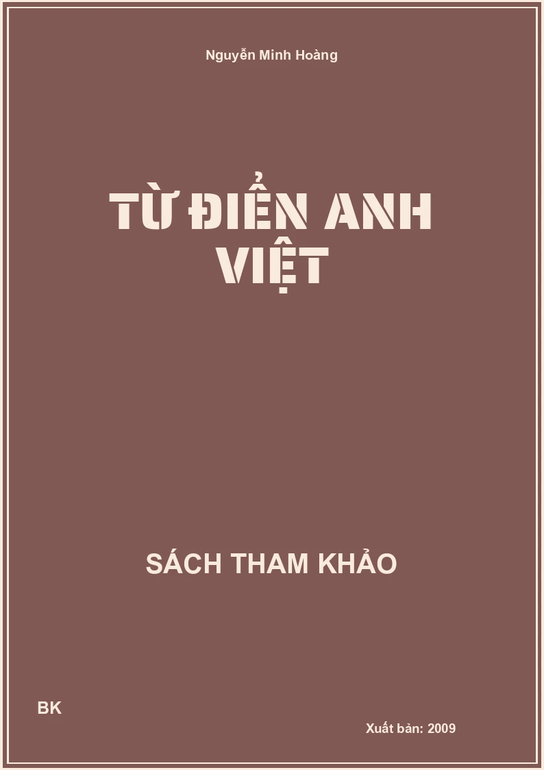 Từ điển anh việt