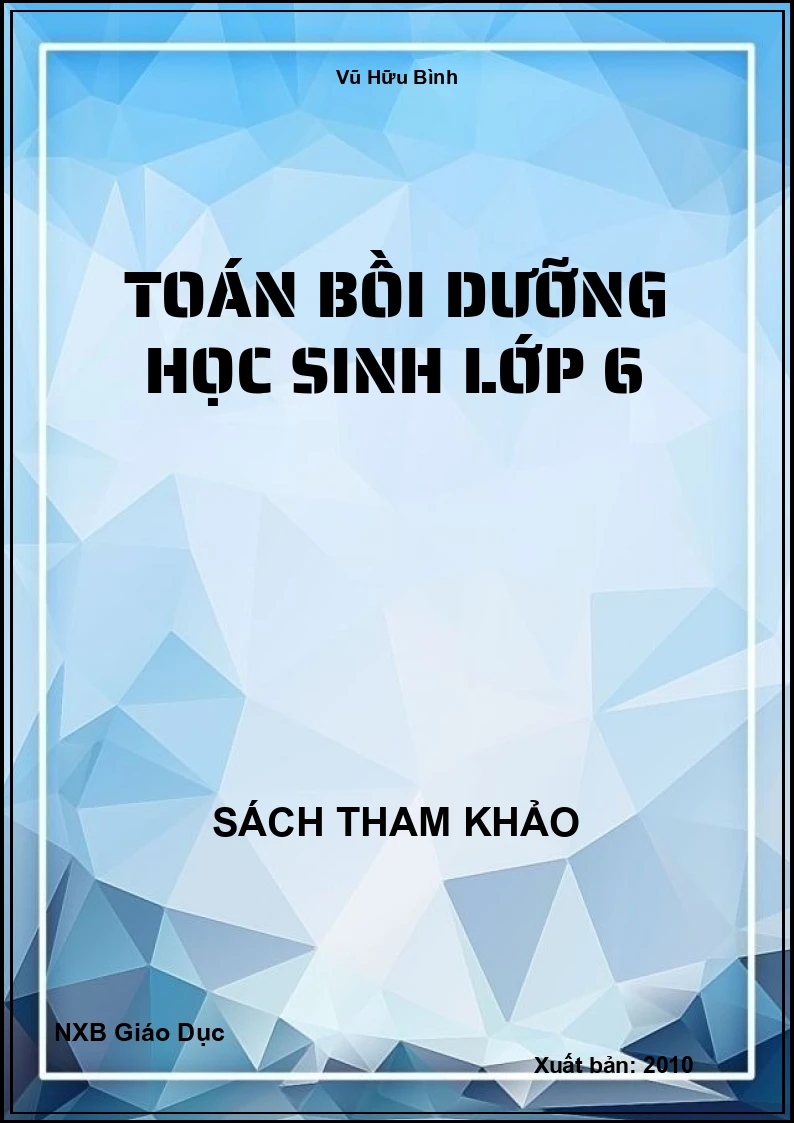 Toán bồi dưỡng học sinh lớp 6