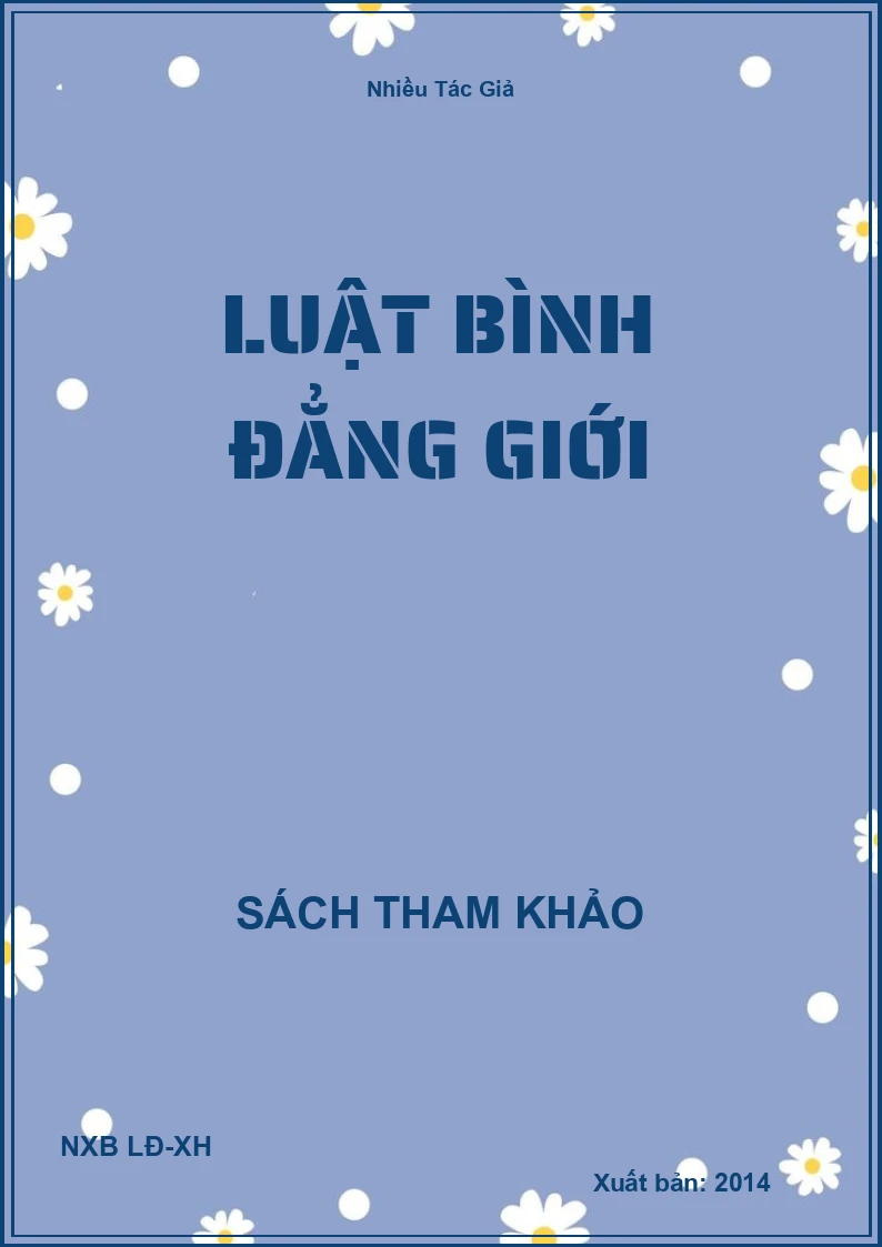 Luật bình đẳng giới