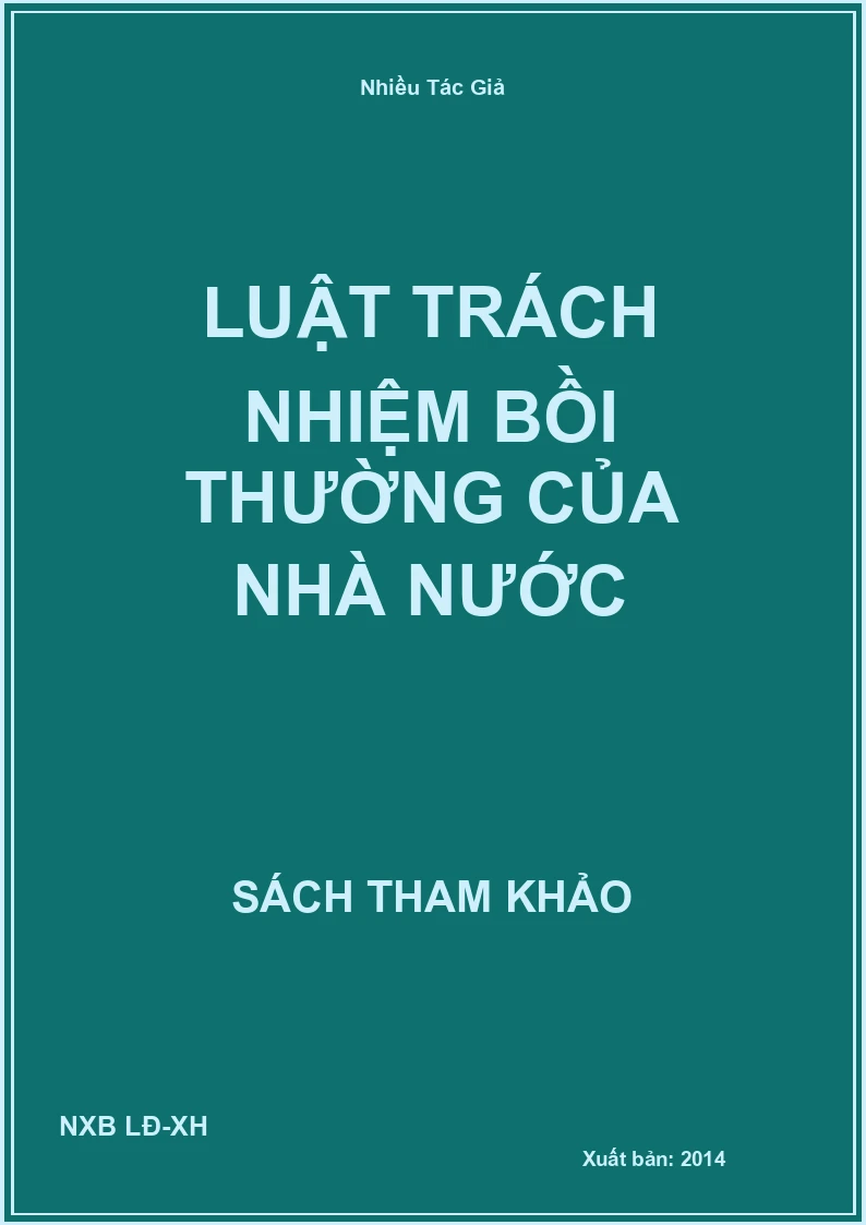 Luật trách nhiệm bồi thường của nhà nước