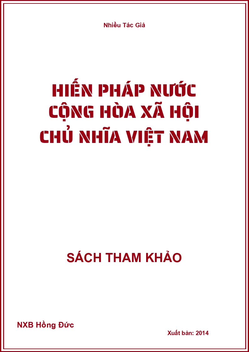 Hiến pháp nước cộng hòa xã hội chủ nhĩa Việt Nam