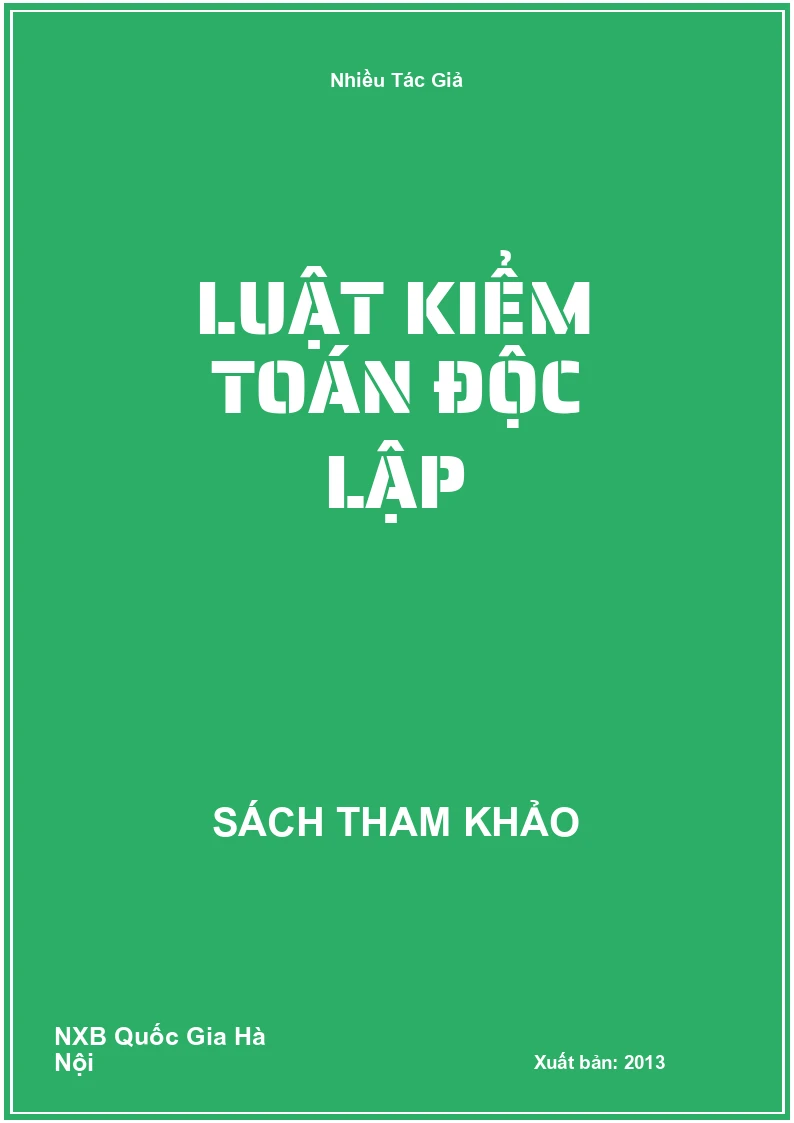 Luật kiểm Toán độc lập