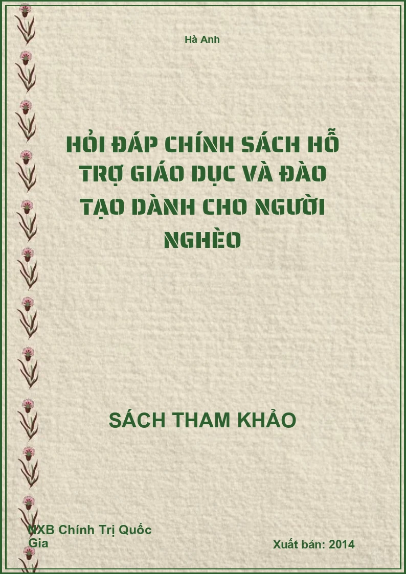 Hỏi đáp chính sách hỗ trợ giáo dục và đào tạo dành cho người nghèo