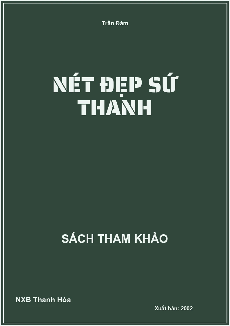 Nét đẹp sứ Thanh