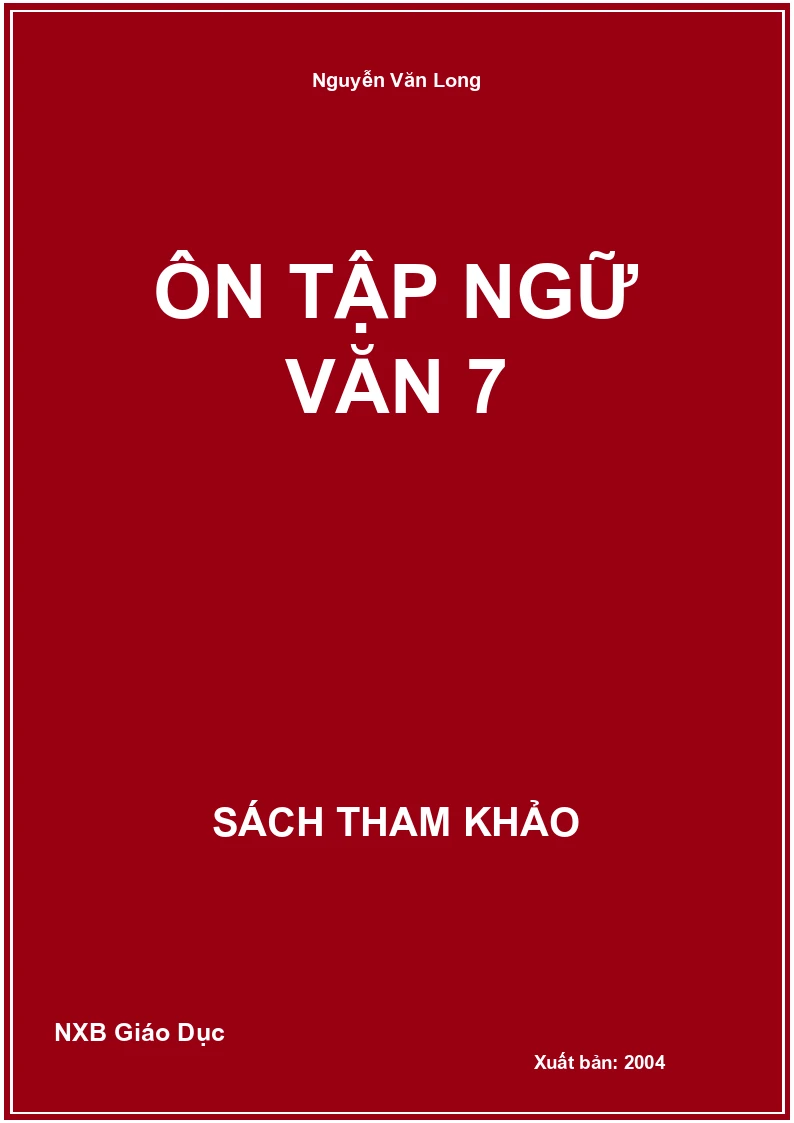 Ôn tập Ngữ Văn 7
