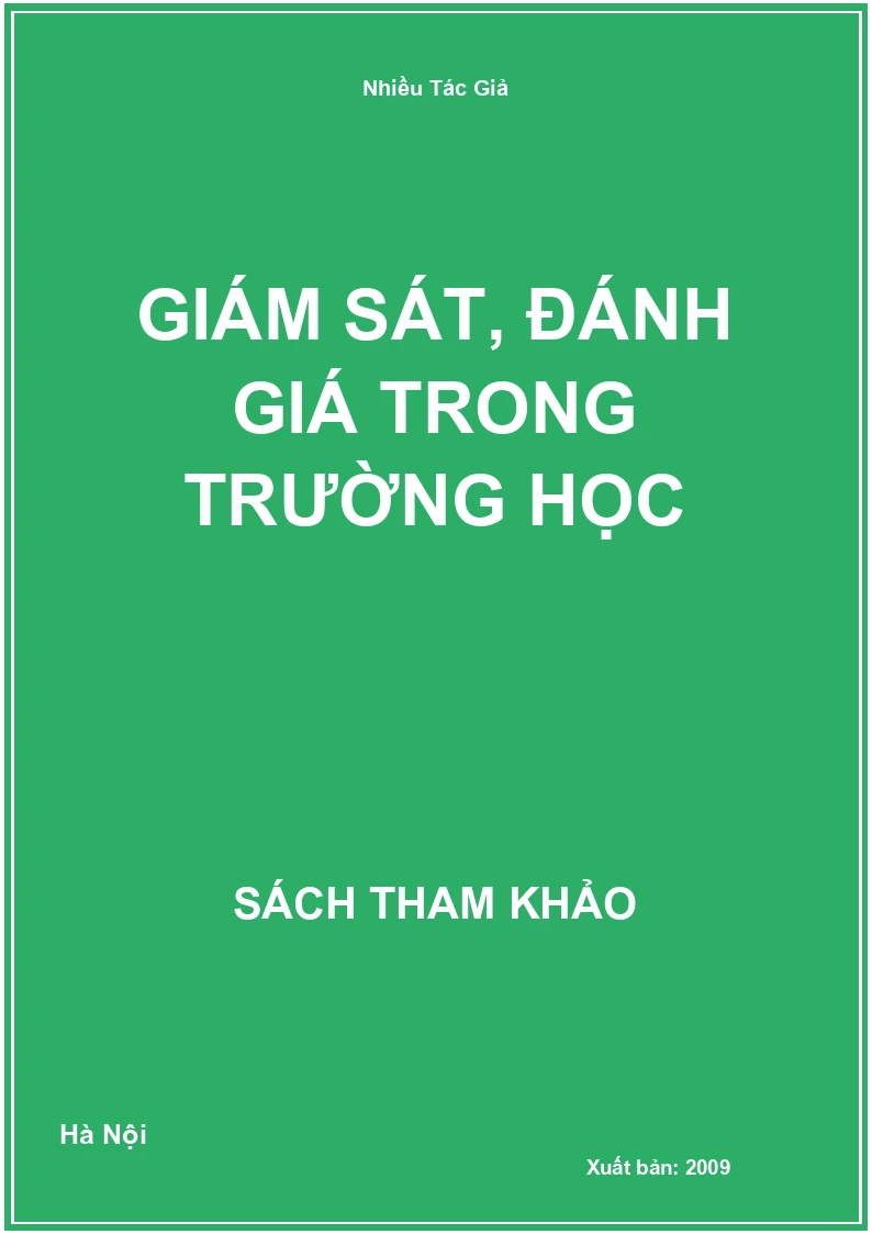 Giám sát, đánh giá trong trường học