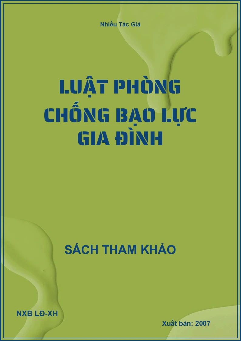 Luật phòng chống bạo lực gia đình