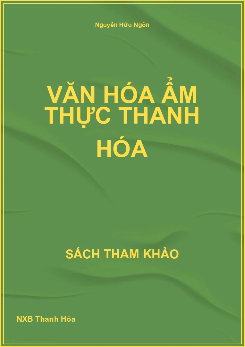Văn hóa ẩm thực Thanh Hóa