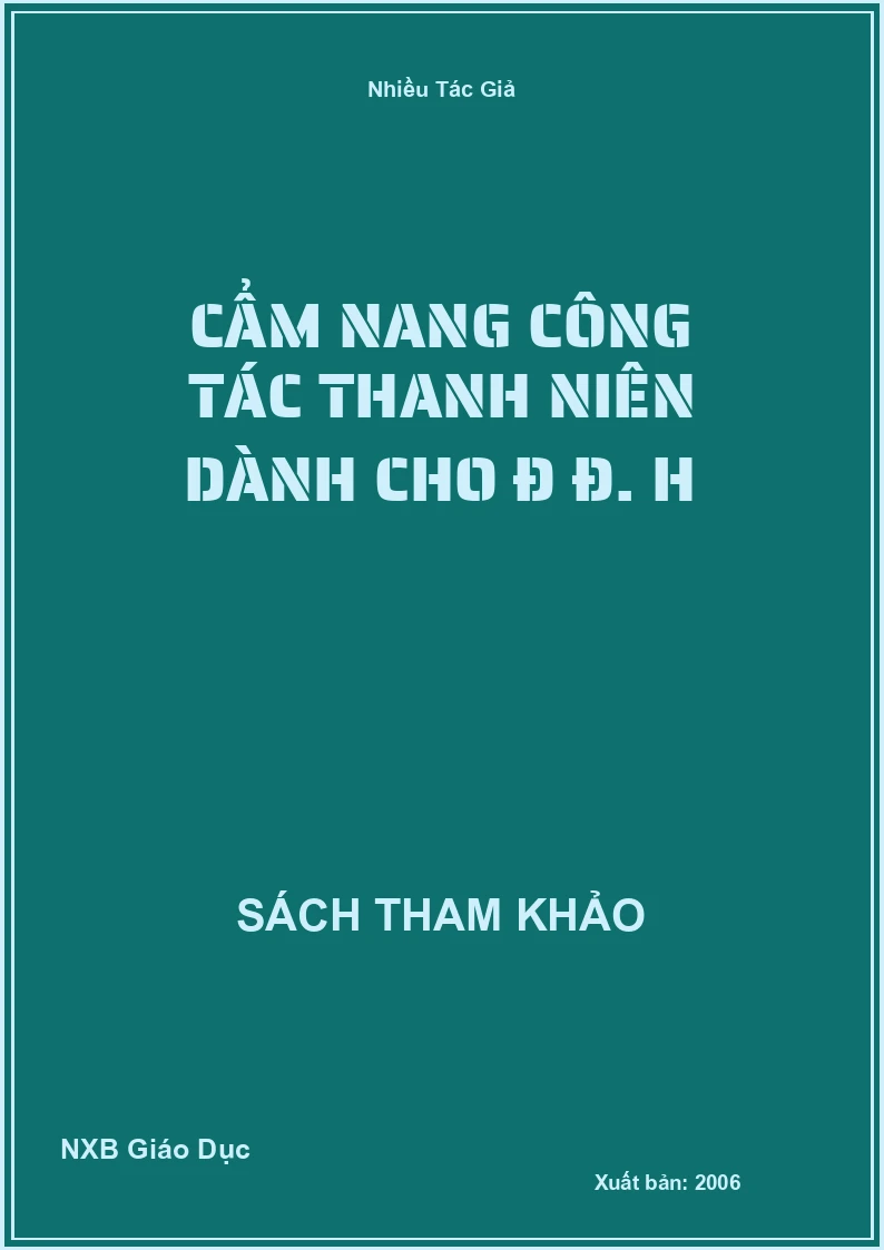 Cẩm nang công tác thanh niên dành cho Đ Đ. H