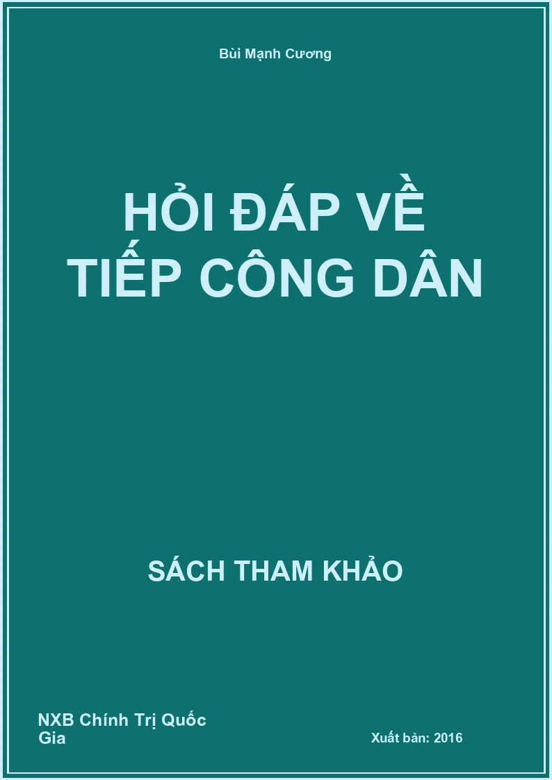 Hỏi đáp về tiếp công dân