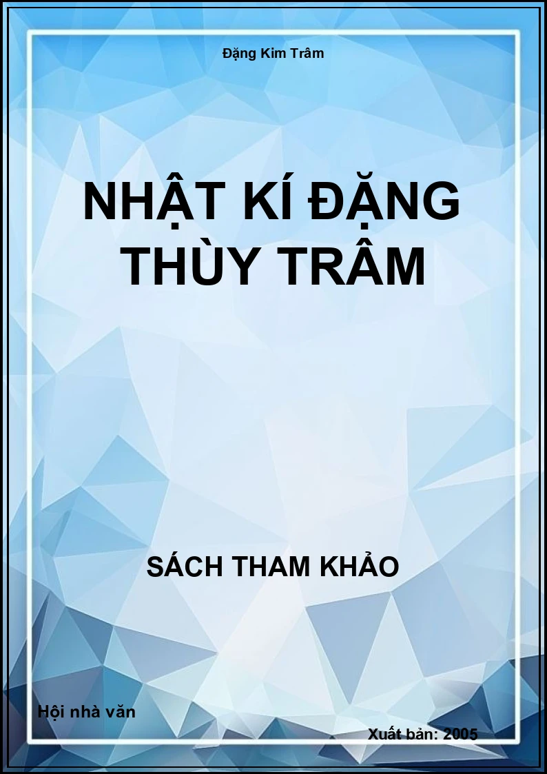 Nhật kí Đặng Thùy Trâm