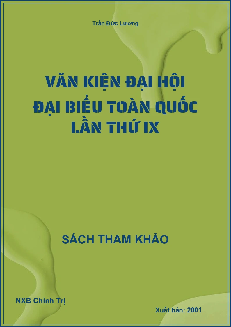 Văn Kiện đại hội đại biểu toàn quốc lần thứ IX