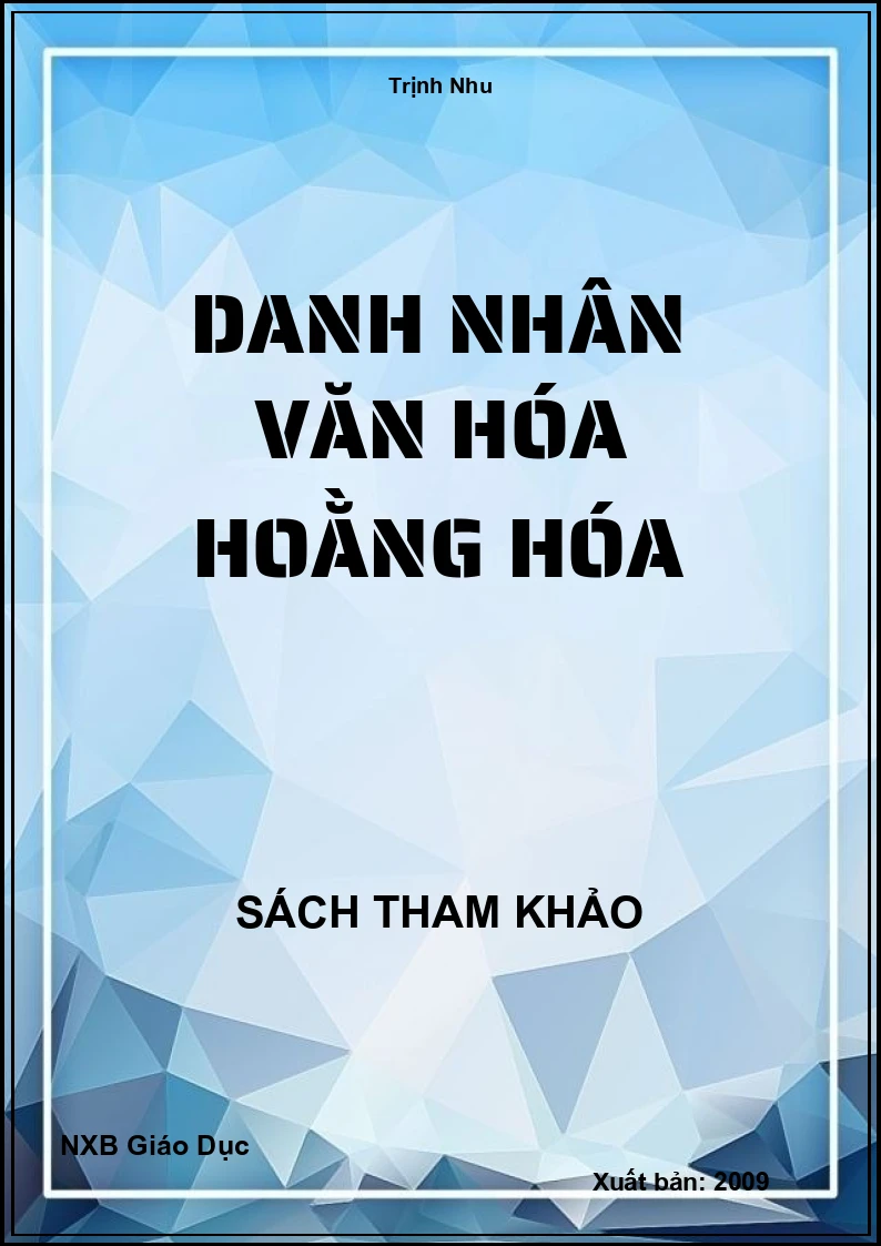 Danh nhân văn hóa Hoằng Hóa