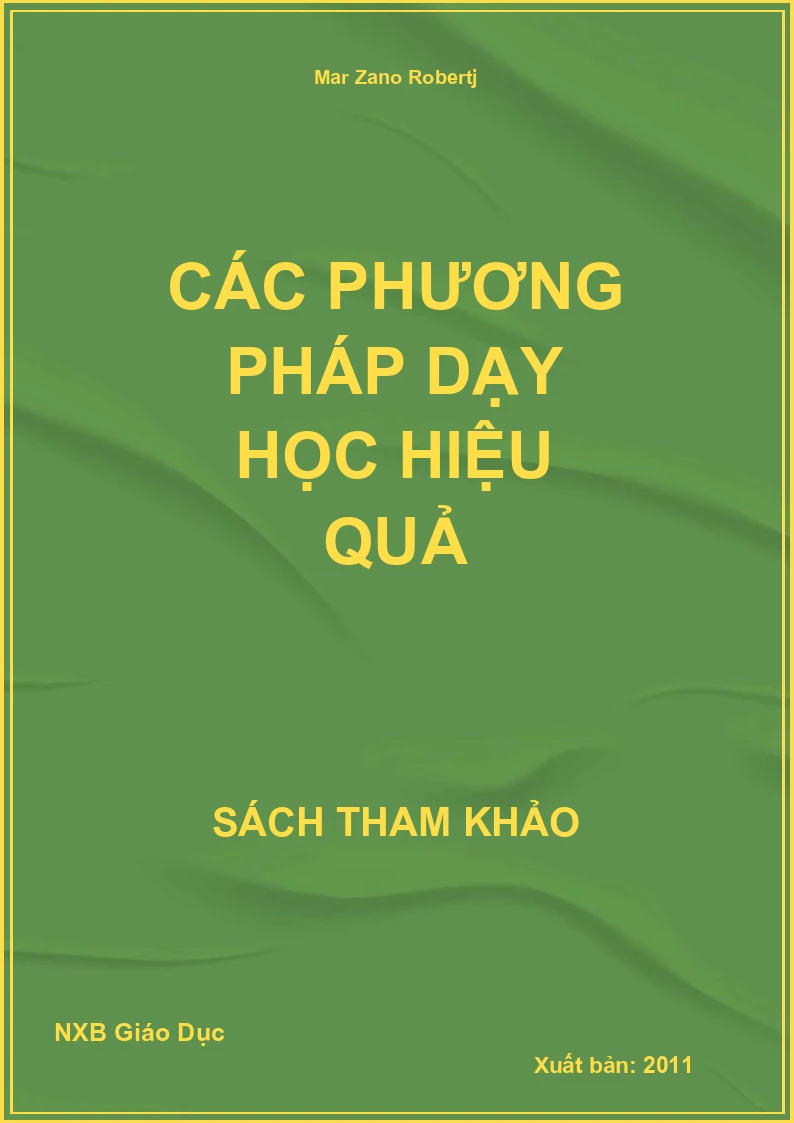 Các phương pháp dạy học hiệu quả