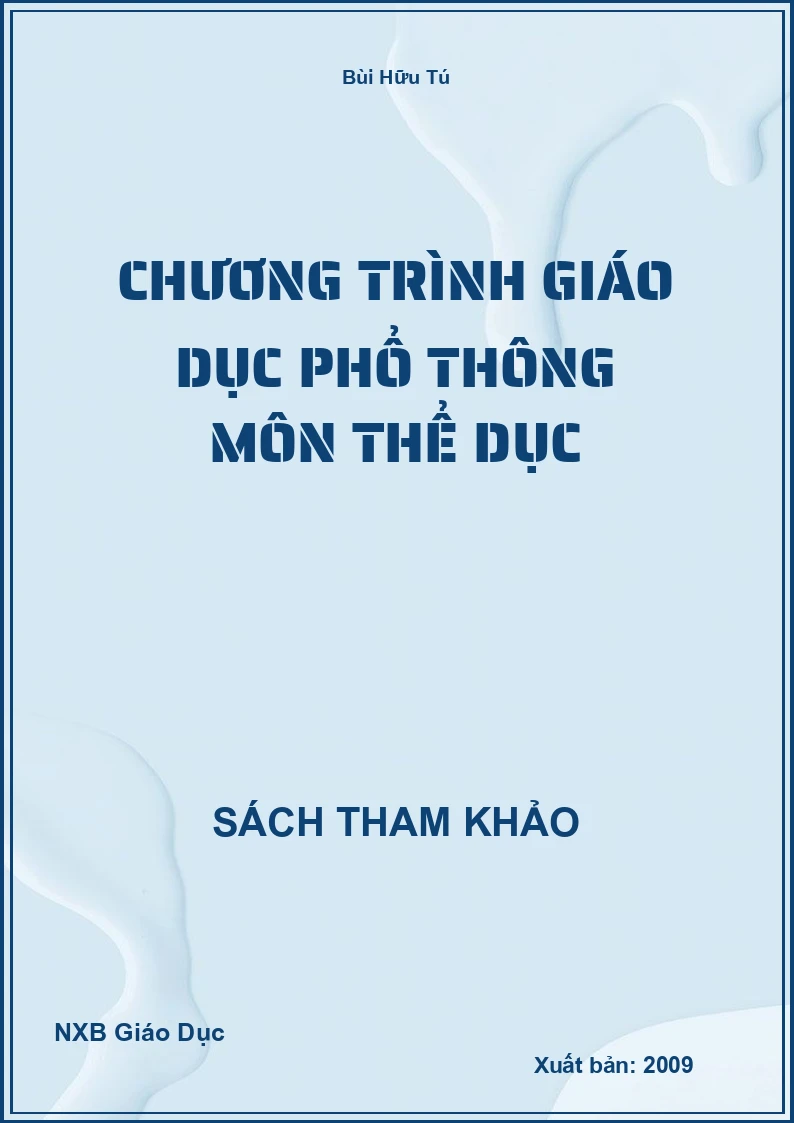 Chương trình giáo dục phổ thông môn Thể dục