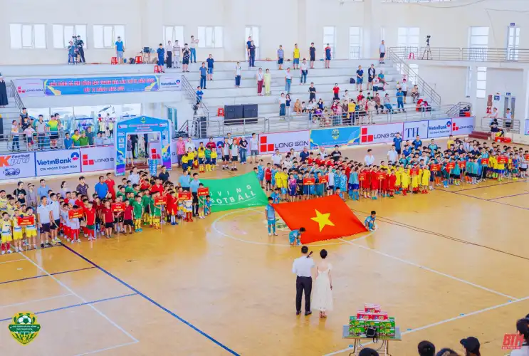 Khởi tranh Giải bóng đá Nhi đồng Báo Thanh Hóa lần thứ IV, năm 2025 - Cup Xi măng Long Sơn Thanh Hóa